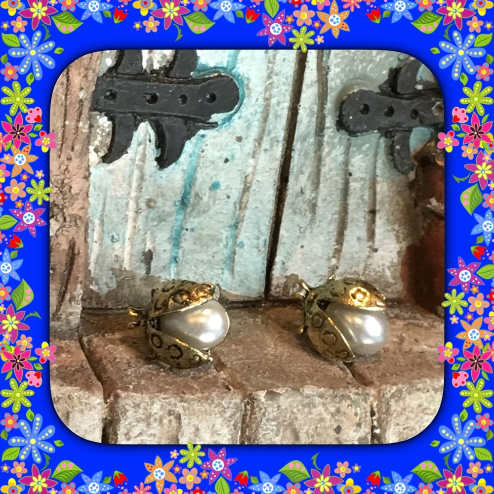 Lady bug Earrings - Picture 4 of 8